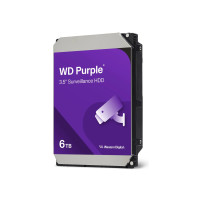 WD Purple WD64PURZ - Disco rigido - 6 TB - sorveglianza - interno - 3,5" (8,9 cm)